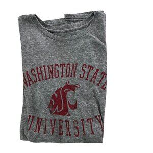 WSU t shirt men's M gray short sleeve crew neck Washington State University